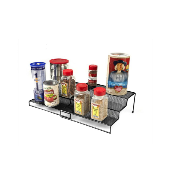 Mind Reader 3 Tier Metal Mesh Multi Purpose Kitchen Storage Organizers NEW - Picture 1 of 9